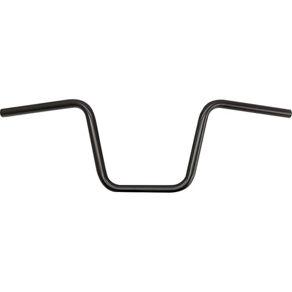 270 Ape Hanger kormány dimpled 3 lyukas fekete porfestett 1” (25.4 mm) bowdenes
