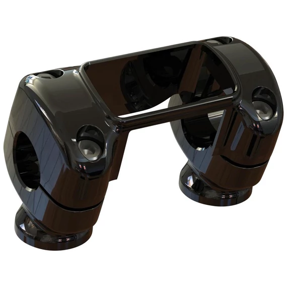 Speedo riser 1 1/4” (31.75 mm) bilincs fekete porfestett – Milwaukee-Eight
