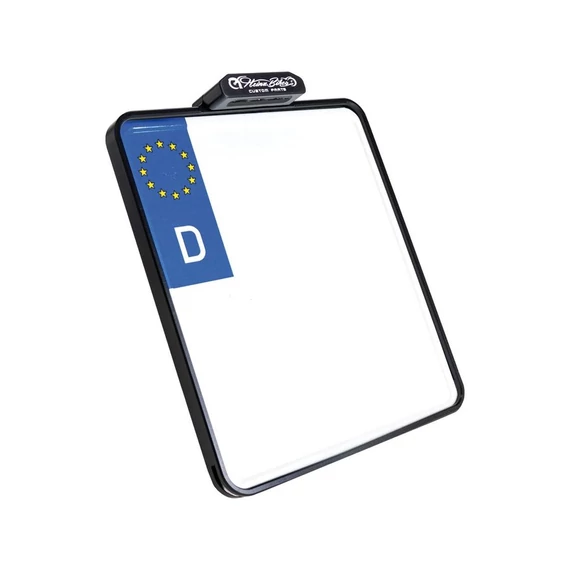SLIP INN rendszámtábla alaplap Ausztria méret 170x210mm fekete eloxált