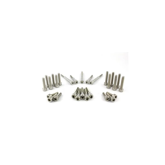 Teljes motorkerékpár csavarkészlet primer plate primary sprocket cam cover rozsdamentes acél