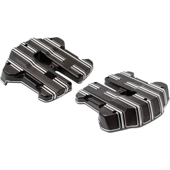 10 Gauge rocker box fedél Black Cut – Milwaukee-Eight
