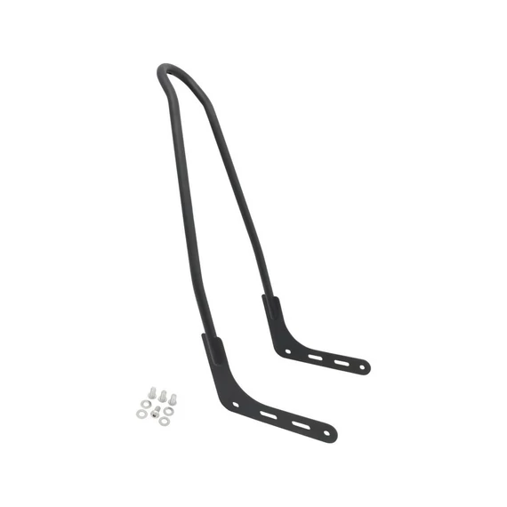 Magas merev ívelt sissy bar matt fekete porszórt – Milwaukee-Eight