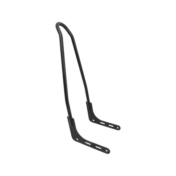 Magas merev ívelt sissy bar fényes fekete porszórt – Milwaukee-Eight