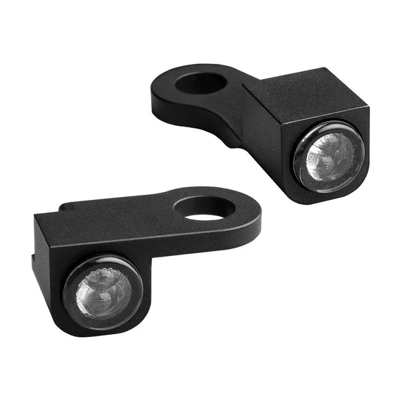 Nano series index led fekete eloxált füst – sportster modellekhez