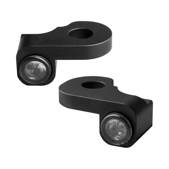 Nano series index led fekete eloxált füst