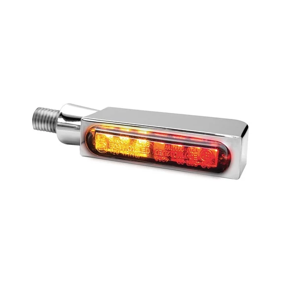 Index led féklámpával hátsó lámpa funkcióval króm füst