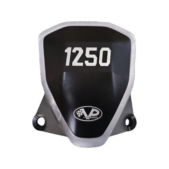 Oldalsó V-fedél Black Cut Anodized