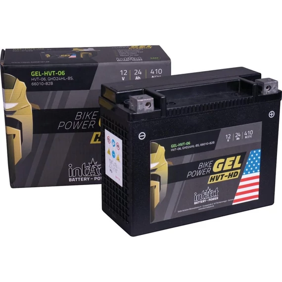 GHD24HL‑BS HVT‑06 Bike‑Power GEL akkumulátor. – – Big Twin Evolution