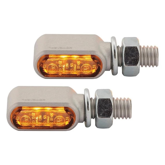 Index led ezüst sötétített