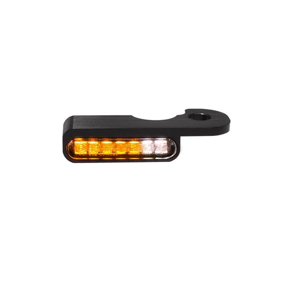 Index led helyzetjelzős fekete eloxált füst – touring modellekhez
