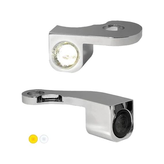 Nano series index led helyzetjelzős króm füst
