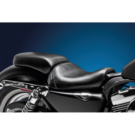 Bare Bones gél utasülés sima fekete vinyl – Sportster Evolution