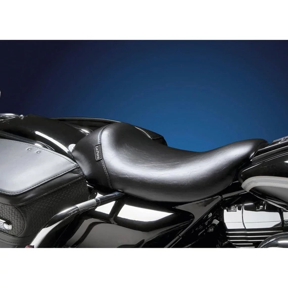 Bare Bones gél szóló ülés sima fekete vinyl – Twin Cam