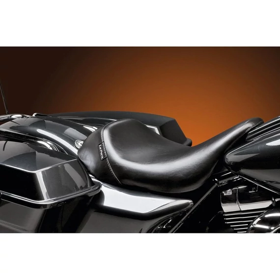 Bare Bones gél szóló ülés sima fekete vinyl – Twin Cam; Milwaukee-Eight