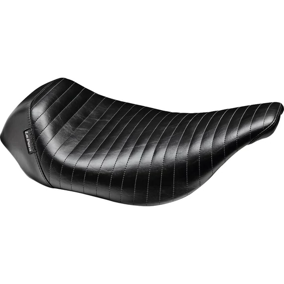 Bare Bones szóló ülés steppelt fekete vinyl – Big Twin Evolution; Twin Cam