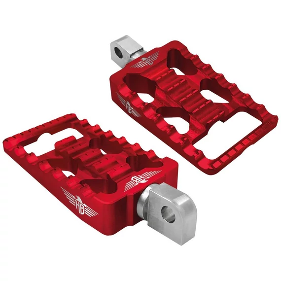 MX V1 utas lábtartók piros eloxált – Milwaukee-Eight