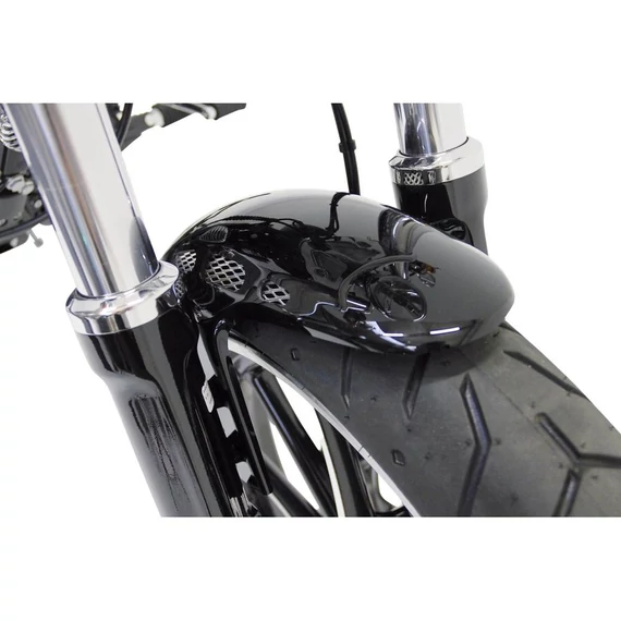 Custom V2 első sárvédő fényes fekete 17