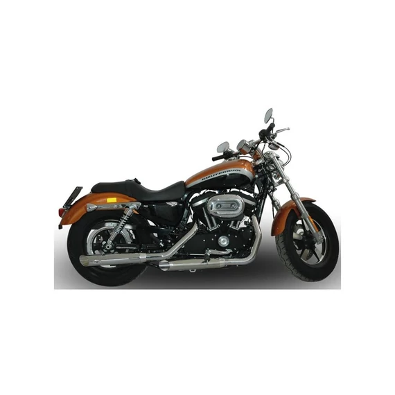 Kettős slip on dobkészlet Slash Cut végkupakkal króm – Sportster Evolution