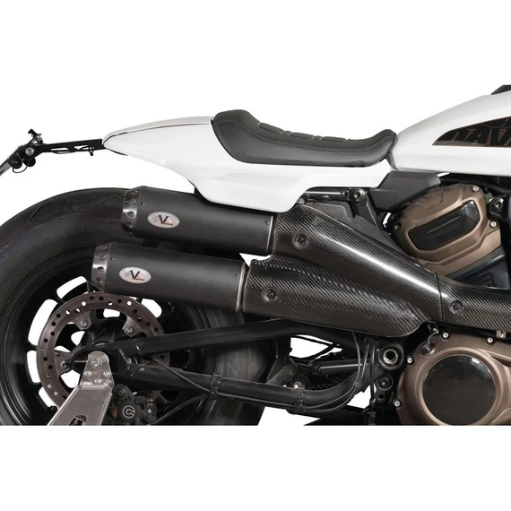 2 az 2 ben dobkészlet Sportster S modellekhez Tracker karbon végkupakkal fekete kerámia bevonat – Sportster Evolution