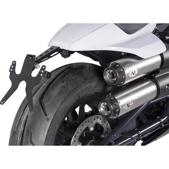 Rendszámtábla tartó fekete porszórt – Sportster – Evo – 2021–2024