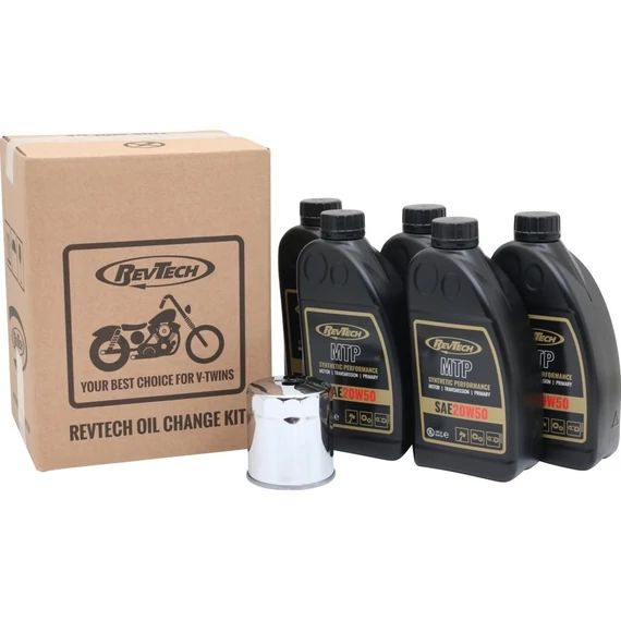 RevTech motorolajcsere készlet SAE 20W50 4 liter flakon