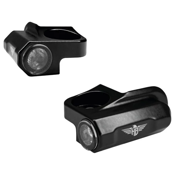 Nano series index led fekete porszórt füst – sportster s modellekhez