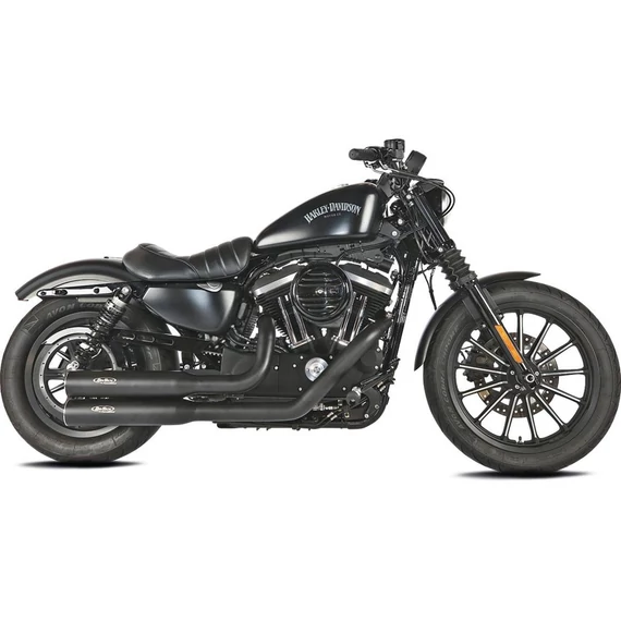 Performance kipufogórendszer fekete porszórt – Sportster Evolution