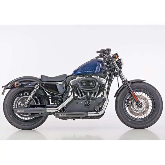 Performance slip on dob Sportsterhez fekete porszórt – Sportster Evolution