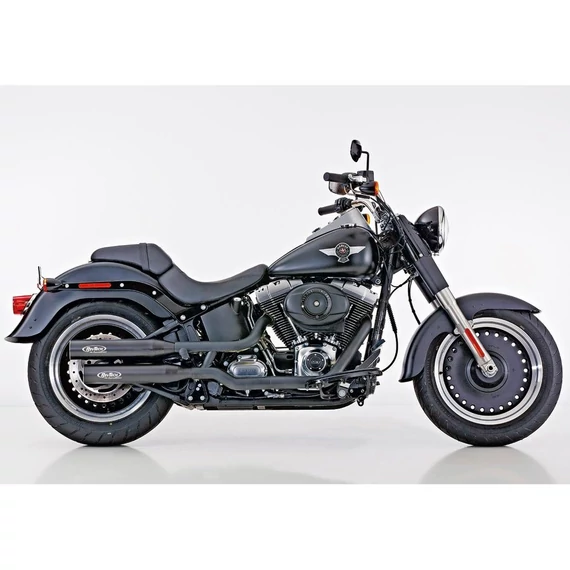 Performance slip on dob Softail High modellekhez fekete porszórt – Milwaukee-Eight
