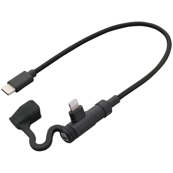 L alakú USB kábel USB C Lightning