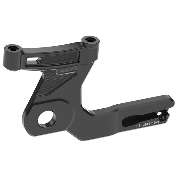 Club Style radiális féknyereg adapter 292 mm rotorhoz fényes fekete elox hátsó – Milwaukee-Eight