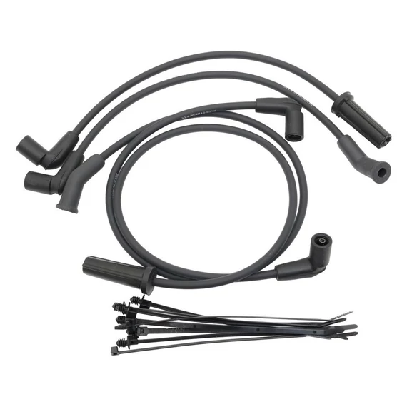 Triple Silicone gyújtókábel készlet 4 kábel fekete – Milwaukee-Eight