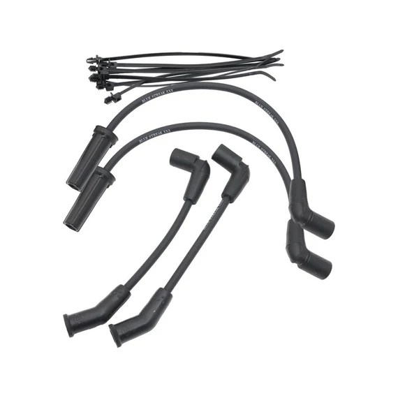 Triple Silicone gyújtókábel készlet 4 kábel fekete – Milwaukee-Eight