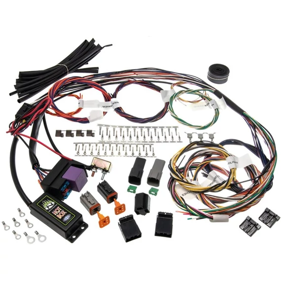 Komplett motor kábelköteg Starter Relay 3 áramkör és önkioldó irányjelző modul – Twin Cam; Big Twin Evolution