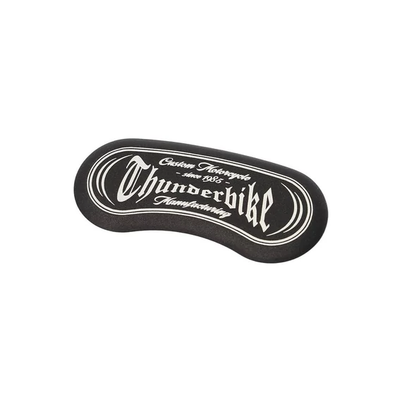 Féknyereg betét Thunderbike logó fekete eloxált – Sportster Evolution