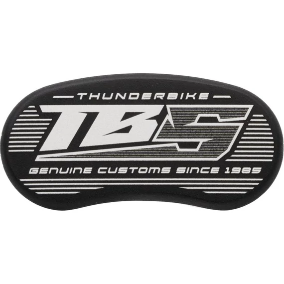 Féknyereg betét TB-S logó fekete eloxált – Sportster Evolution