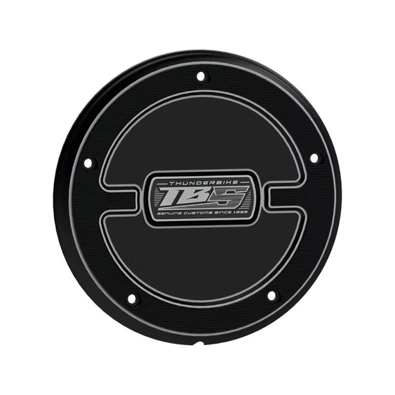 TB S kuplungfedél Black Cut eloxált – Twin Cam; Milwaukee-Eight