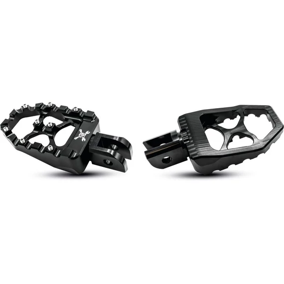 MX Evolution lábtartók fekete eloxált – Milwaukee-Eight