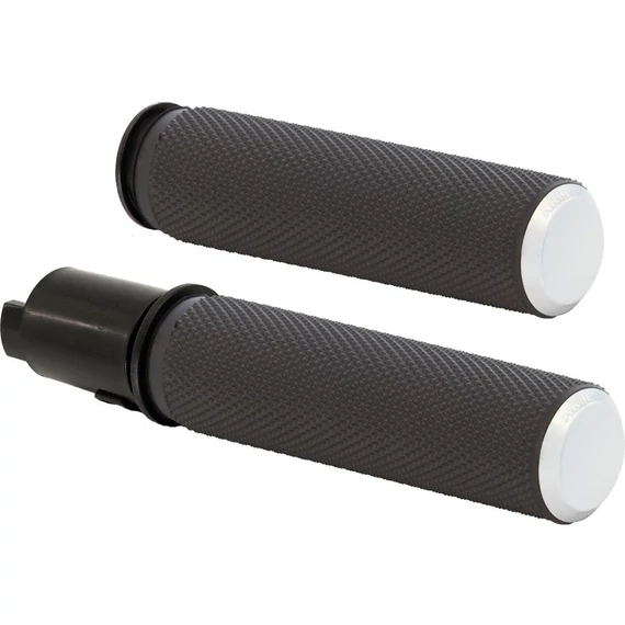 Knurled Fusion markolat fekete gumi krómozott véggel 1” (25.4 mm) Throttle By Wire – Milwaukee-Eight