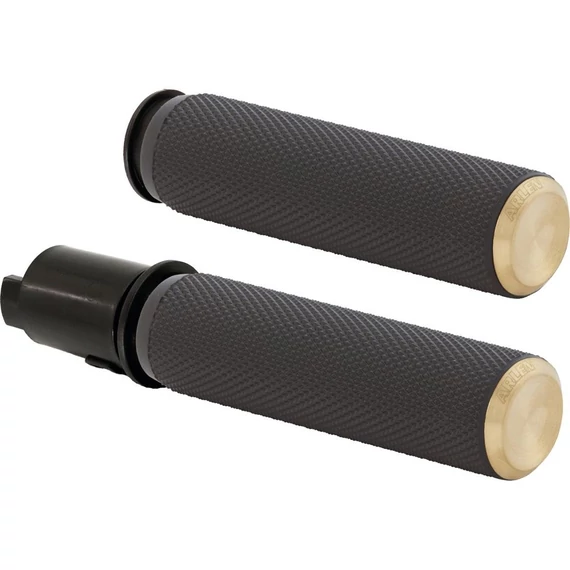 Knurled Fusion markolat fekete gumi réz végkupak 1