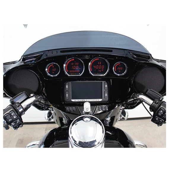 HD-06 4 műszeres készlet piros háttérvilágítás – Twin Cam; Milwaukee-Eight
