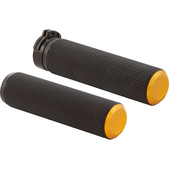 Knurled Fusion markolat fekete gumi arany vég 1” bowdenes