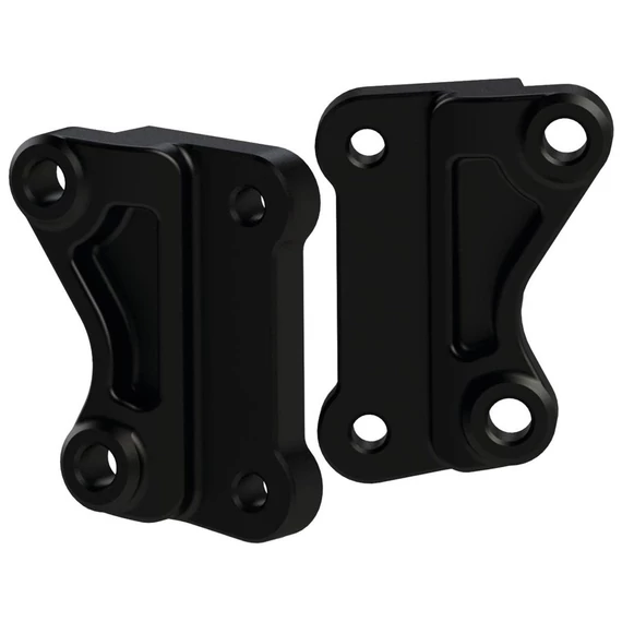 Axiális első féknyereg adapter készlet USD villa 300 mm-ről 340 mm féktárcsára dupla tárcsás fekete bal jobb