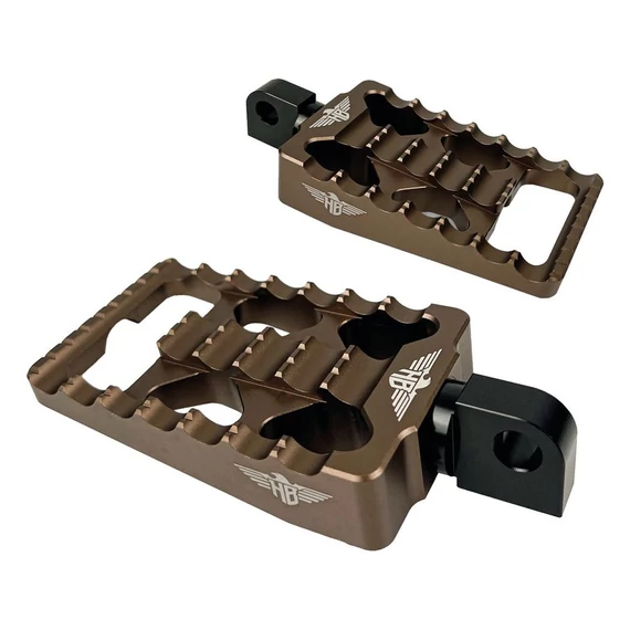 MX V1 utas lábtartók bronz eloxált – Milwaukee-Eight