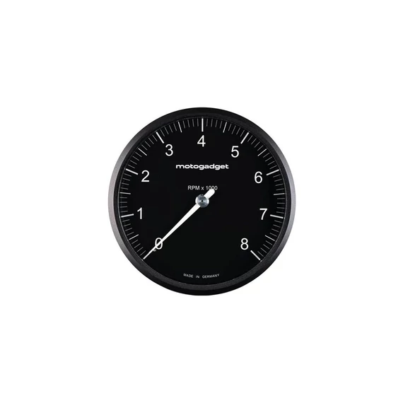 motoscope chronoclassic 2.0 műszer 8.000 rpm fekete eloxált keret 80 mm