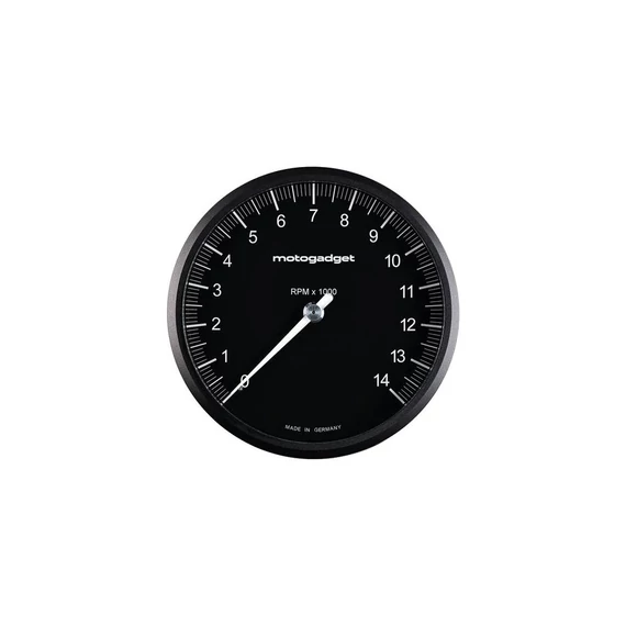 motoscope chronoclassic 2.0 műszer 14.000 rpm fekete eloxált keret 80 mm