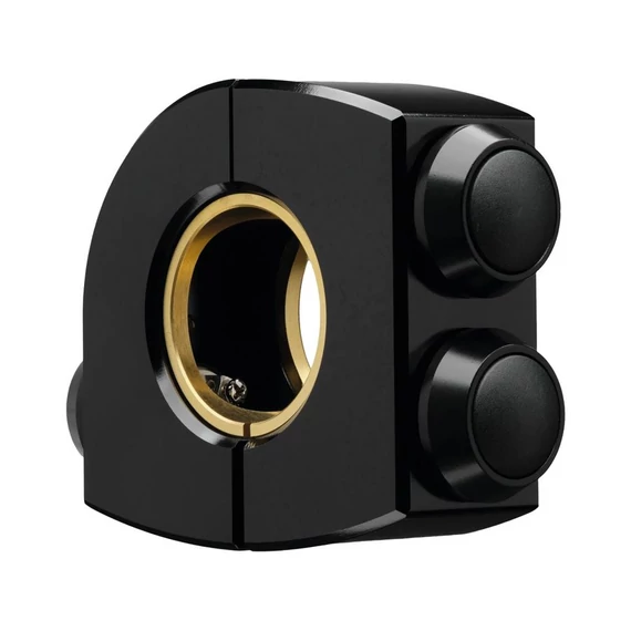 mo.switch nyomógombos bilincs 1” (25.4 mm) vagy 7/8” (22.225 mm) 3 fekete gomb fényes fekete eloxált