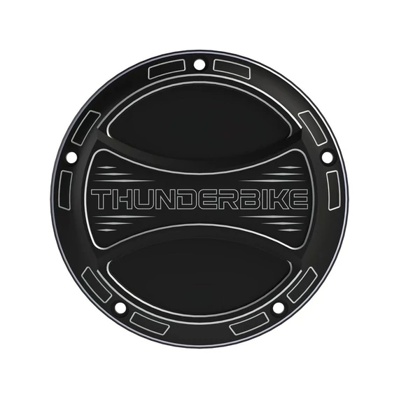 Torque 2.0 kuplungfedél Thunderbike logóval 5 furatos két színű eloxált – Twin Cam; Big Twin Evolution; Milwaukee-Eight