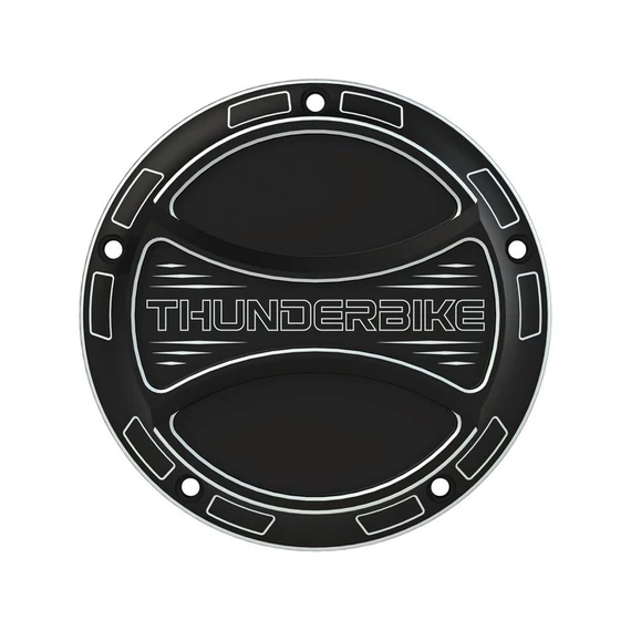 Torque 2.0 kuplungfedél Thunderbike logóval 5 furatos két színű eloxált – Milwaukee-Eight
