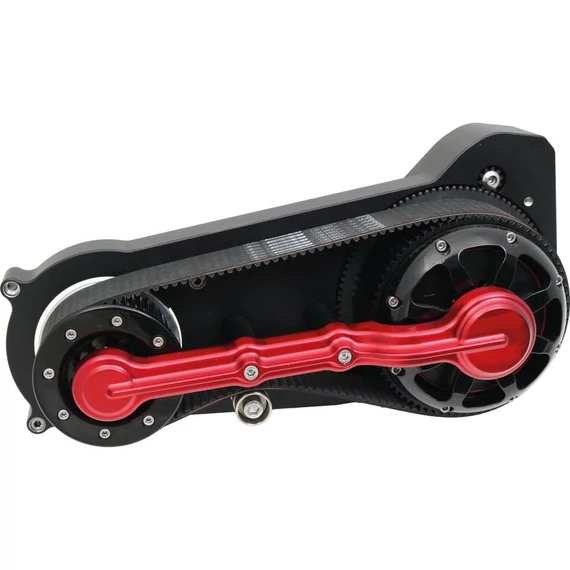 Dual Belt szíjhajtás készlet Classic alaplemez alumínium – Big Twin Evolution; Twin Cam